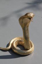 sculptuur, cobra - 30 cm - gepolijst brons