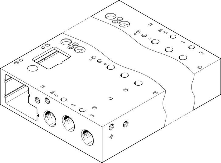 Rail De Distribution Festo - 573493, Doe-het-zelf en Bouw, Gereedschap | Overige machines, Verzenden