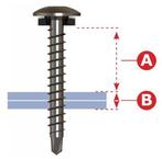 Gelakte schroef 35mm torx, Doe-het-zelf en Bouw, Ophalen of Verzenden, Nieuw