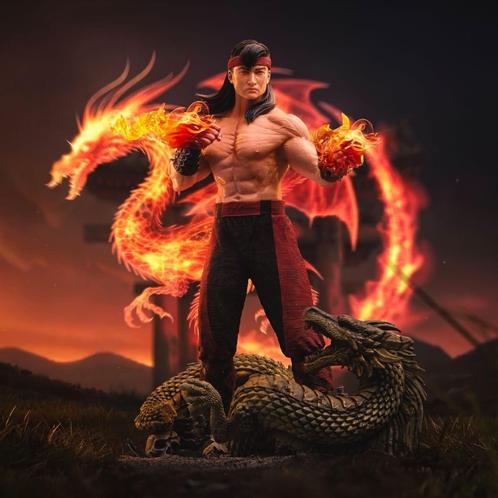 Mortal Kombat Art Scale Statue 1/10 Liu Kang 23 cm, Collections, Cinéma & Télévision, Enlèvement ou Envoi