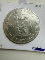 Nederland. Willem II. 2 1/2 Gulden 1845 en 1847 (Zonder
