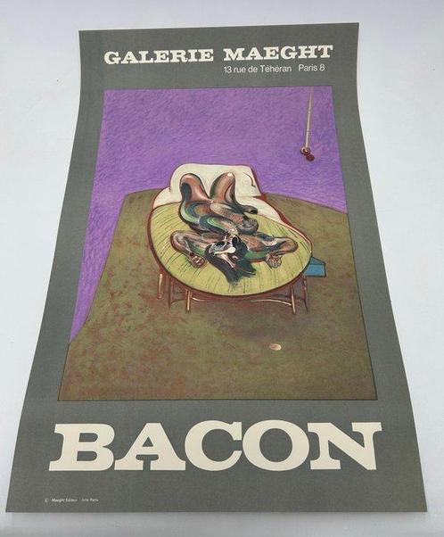 Francis Bacon - Original lithograph exhibition poster -, Antiek en Kunst, Kunst | Tekeningen en Fotografie