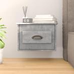 vidaXL Nachtkastje wandgemonteerd 41,5x36x28 cm betongrijs, Huis en Inrichting, Slaapkamer | Nachtkastjes, Verzenden, Nieuw