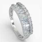 Zonder minimumprijs - Ring - 18 karaat Witgoud, HRD -, Nieuw