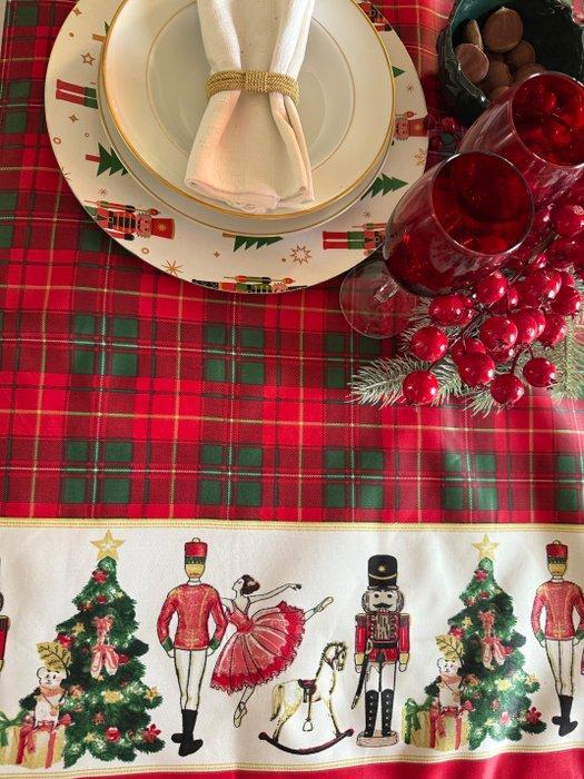 Kersttafelkleed voor grote tafels met notenkrakers en, Diversen, Kerst