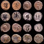 Romeinse Rijk. Lot comprising eight (8) AE coins: