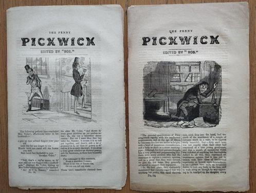 The Penny Pickwick Edited by BOS, NN 33, 36 - 1837, Antiek en Kunst, Antiek | Boeken en Manuscripten