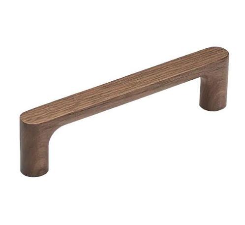 Greep Silkeborg Walnoot gelakt 128 mm, Doe-het-zelf en Bouw, Hang- en Sluitwerk, Klink of Kruk, Nieuw, Overige materialen