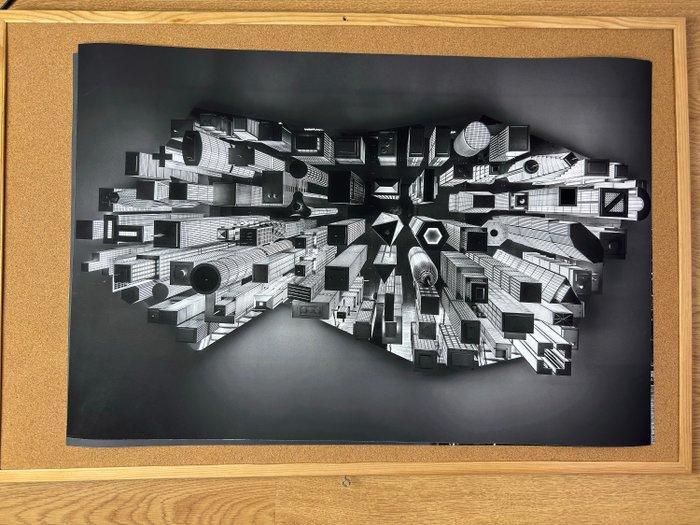 Viktoria Farkas - Metropolitan Perspectives - (Unframed), Antiek en Kunst, Kunst | Designobjecten