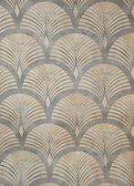 TESSUTO Art Deco Goud, Vintage Elegantie en Stijlreflecties