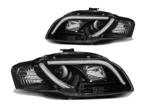 LED Tube DRL koplampen Black geschikt voor Audi A4 B7, Verzenden