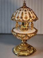 Fabergé ei - Het keizerlijke carrousel-ei in Faberge-stijl -, Antiquités & Art, Curiosités & Brocante
