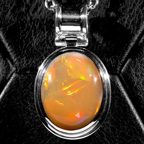 bijzondere hanger met Welo opaal Welo Opal: glinsterende, Verzamelen, Mineralen en Fossielen