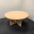 Design Ronde houten tafel, 160 cm Ø Licht kleur hout, Bureau