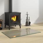 vidaXL Glasplaat openhaard rechthoekig 80x50 cm, Doe-het-zelf en Bouw, Verzenden, Nieuw