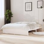 vidaXL Bedframe massief hout wit 140x200 cm, Huis en Inrichting, Slaapkamer | Bedden, Verzenden, Nieuw