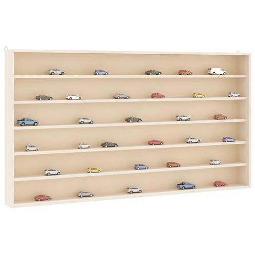 vidaXL Houten verzamelvitrine met 6 planken 80x8,5x55 cm, Huis en Inrichting, Kasten | Wandmeubels, Nieuw, Verzenden