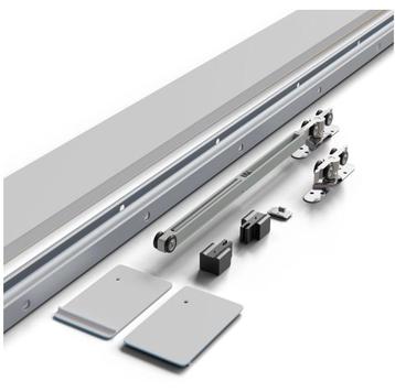 Schuifdeursysteem Mod. SD005 aluminium wit