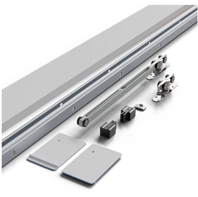 Schuifdeursysteem Mod. SD005 aluminium wit, Doe-het-zelf en Bouw, Raamkozijnen en Schuifdeuren, Nieuw, Overige materialen