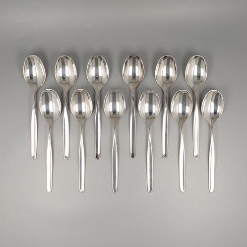 WMF / Geislingen, model Barcelona Dinerlepel - Lepel (12), Antiek en Kunst, Antiek | Zilver en Goud
