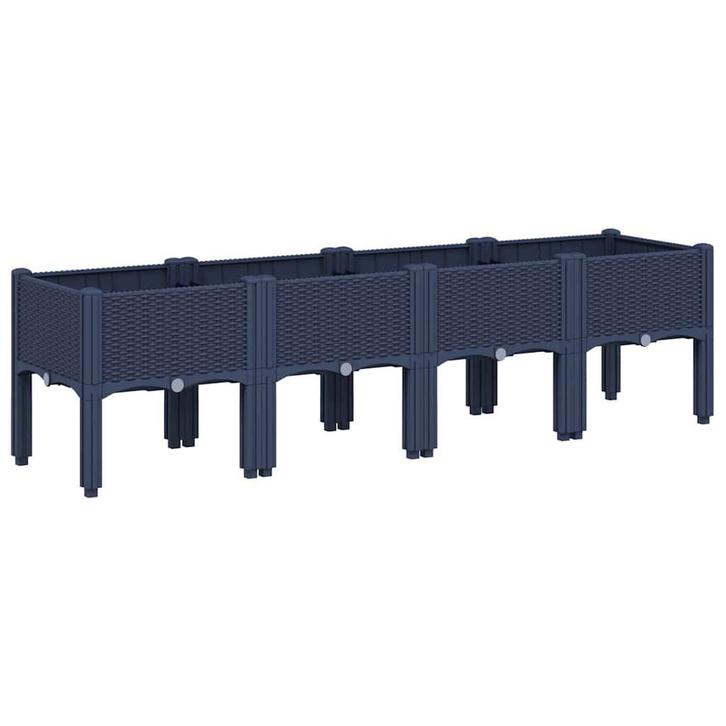 Plantenbak met Poten - Tweede Kansje - Tuinieren voor Sen..., Tuin en Terras, Bloembakken en Plantenbakken, 30 tot 60 cm, 100 cm of meer