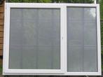 pvc raam , chassis , venster 202 x 153 3 dubbel glas., 150 tot 225 cm, Nieuw, Kunststof, Raamkozijn