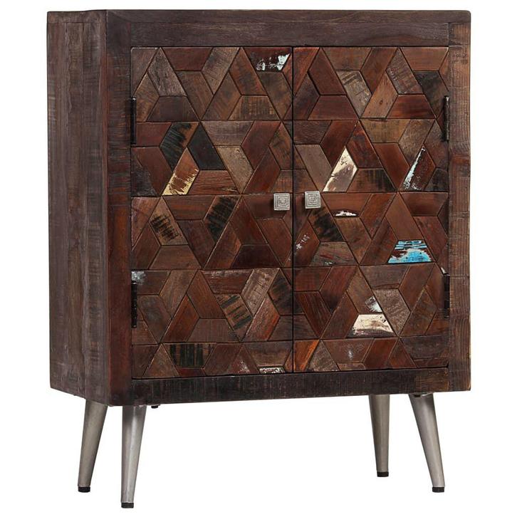 Massief Houten Dressoir 60cm | Tweede Kansje, Huis en Inrichting, Kasten | Dressoirs, 50 tot 100 cm, 25 tot 50 cm, Met deur(en)