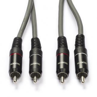 Tulp kabel | Sweex | 3 meter (Stereo, 100% koper), TV, Hi-fi & Vidéo, Câbles audio & Câbles de télévision, Envoi