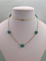 Collier - 8 carats Or jaune Turquoise - Turquoise -, Nieuw
