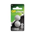 GP CR2025 3v lithium knoopcel batterij 3x (Knoopcellen), Verzenden