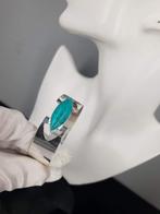 Lengte: 19 cm / Sterling Zilveren Turquoise - Armband, Verzamelen, Mineralen en Fossielen