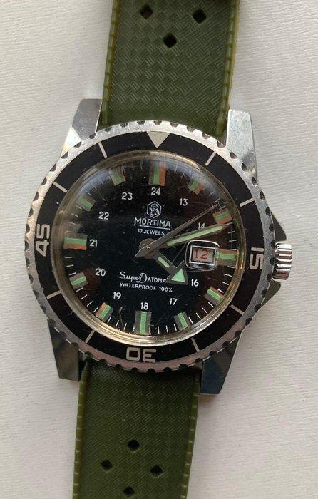 Mortima - Superdatomatic - skin diver - Cattin C66 - Zonder, Handtassen en Accessoires, Horloges | Heren