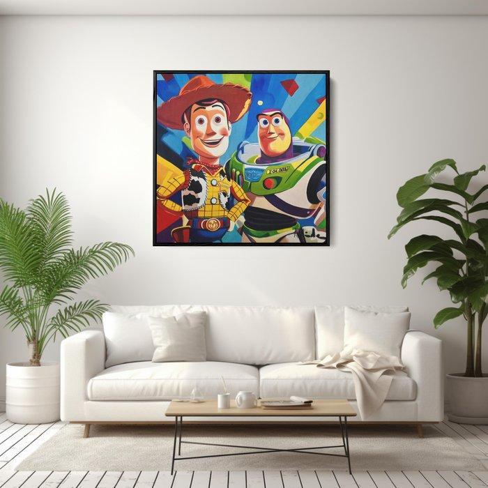 DR HIDE - (100% handpainted !) Toy Story 2465, Antiek en Kunst, Kunst | Schilderijen | Modern