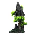 Steile rots met boom OS-103 - aquarium decoratie, Dieren en Toebehoren, Ophalen of Verzenden, Nieuw, Sierelement