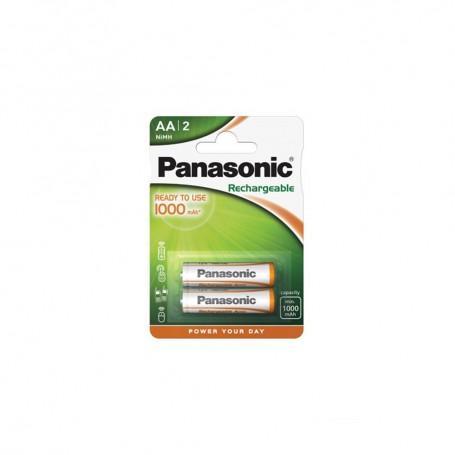 Panasonic Oplaadbare AA 1000mAh 1.2V NiMH 1x Blister, TV, Hi-fi & Vidéo, Batteries, Envoi