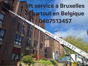 Service de lift pour votre déménagement, location de lift beschikbaar voor biedingen
