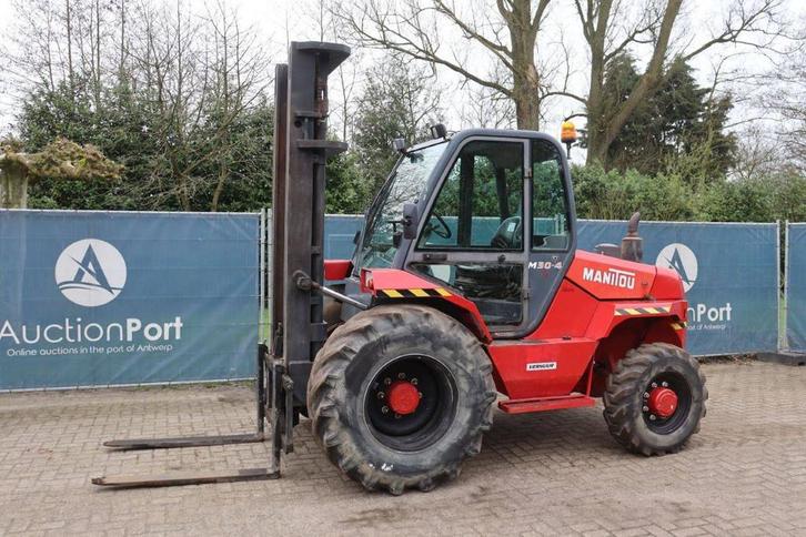 Veiling: Ruw-terreinheftruck Manitou M 30-4 Diesel 2000, Articles professionnels, Machines & Construction | Chariots élévateurs & Transport interne
