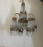 Lustre - Laiton - Vintage en laiton et cristal