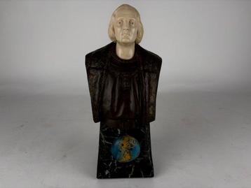 Otto Poertzel (1876 - 1963) - Buste, Columbus - 30 cm -