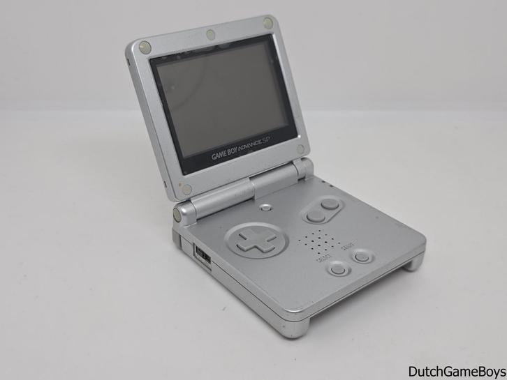 Gameboy Advance / GBA SP - Console - Silver (1), Games en Spelcomputers, Spelcomputers | Nintendo Game Boy, Gebruikt, Verzenden