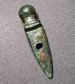 Romain antique Bronze Amulette emblématique des gladiateurs