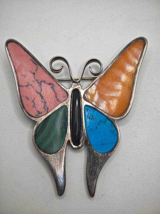 Broche - Mexico Mariposa/Butterfly Ag 950 (Zonder, Antiek en Kunst, Kunst | Niet-Westerse kunst