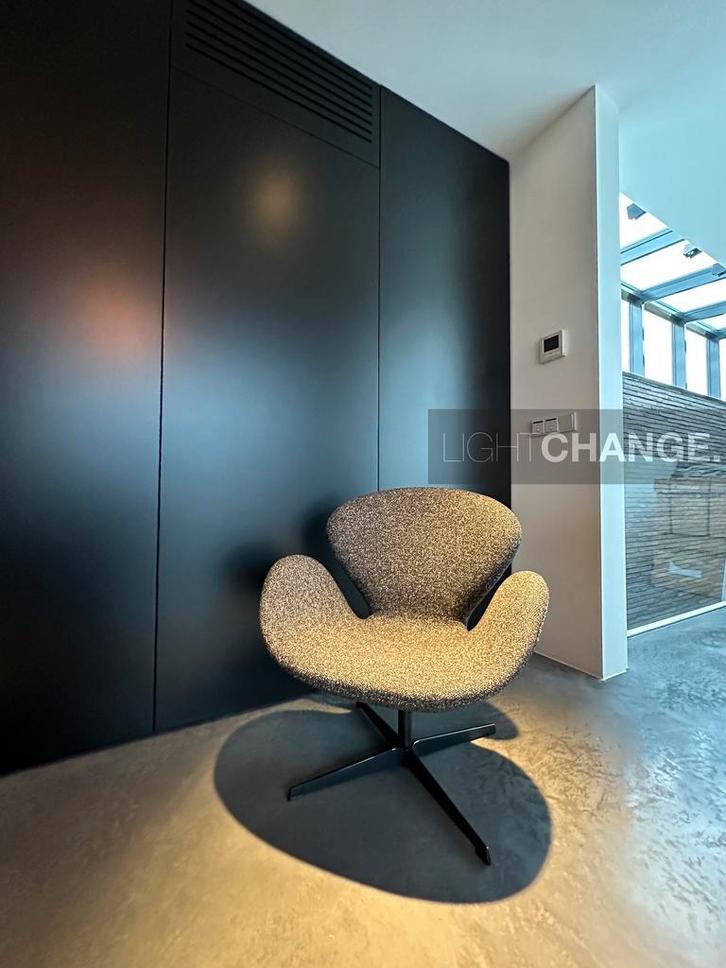 Fritz Hansen Swan of EGG Chair, Footstool NIEUW in doos -43%, Huis en Inrichting, Fauteuils, Nieuw, Metaal, Stof