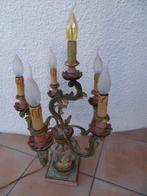 Bougeoir - Bois, Fer - Lampe de table bougeoir a six feux de