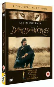 Dances With Wolves DVD (2004) Kevin Costner cert 15 3 discs, Cd's en Dvd's, Dvd's | Overige Dvd's, Zo goed als nieuw, Verzenden