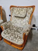 Fauteuil - Bambou - Deux fauteuils en faux bambou, Antiquités & Art