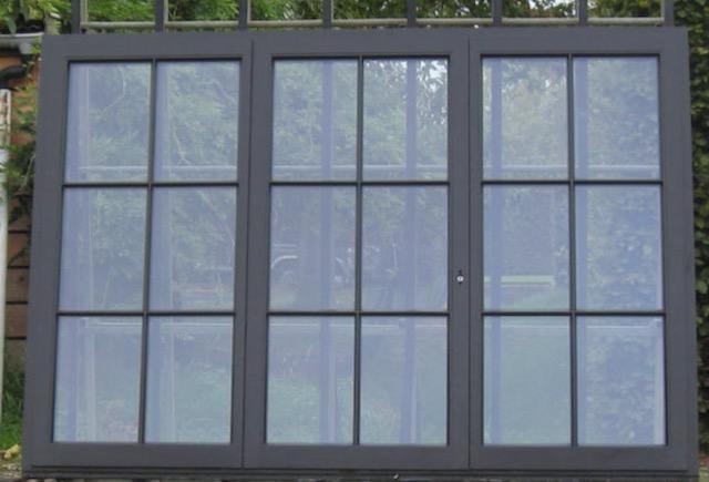 padoek houten raam , chassis , venster 251 x 174 zwartbruin, Doe-het-zelf en Bouw, Raamkozijnen en Schuifdeuren, Inclusief glas