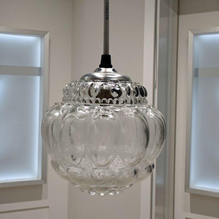 Plafonnier - Verre - Lampe suspendue en verre texturé du, Antiek en Kunst, Kunst | Designobjecten