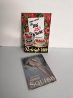 Squibb/Raleigh - 1960s - Reclamebord (2) - karton, Antiek en Kunst