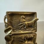 Cendrier - vide-poche - Art Nouveau - chiens de chasse, Antiquités & Art